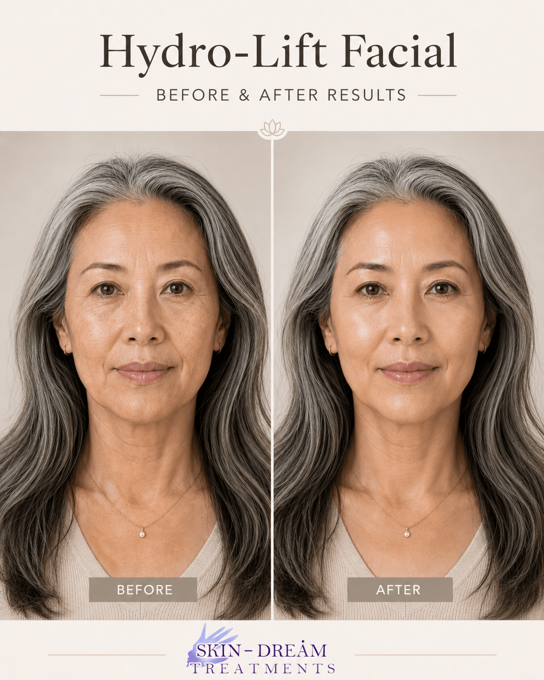 Hydro-Lift Facial Before and After Example 5