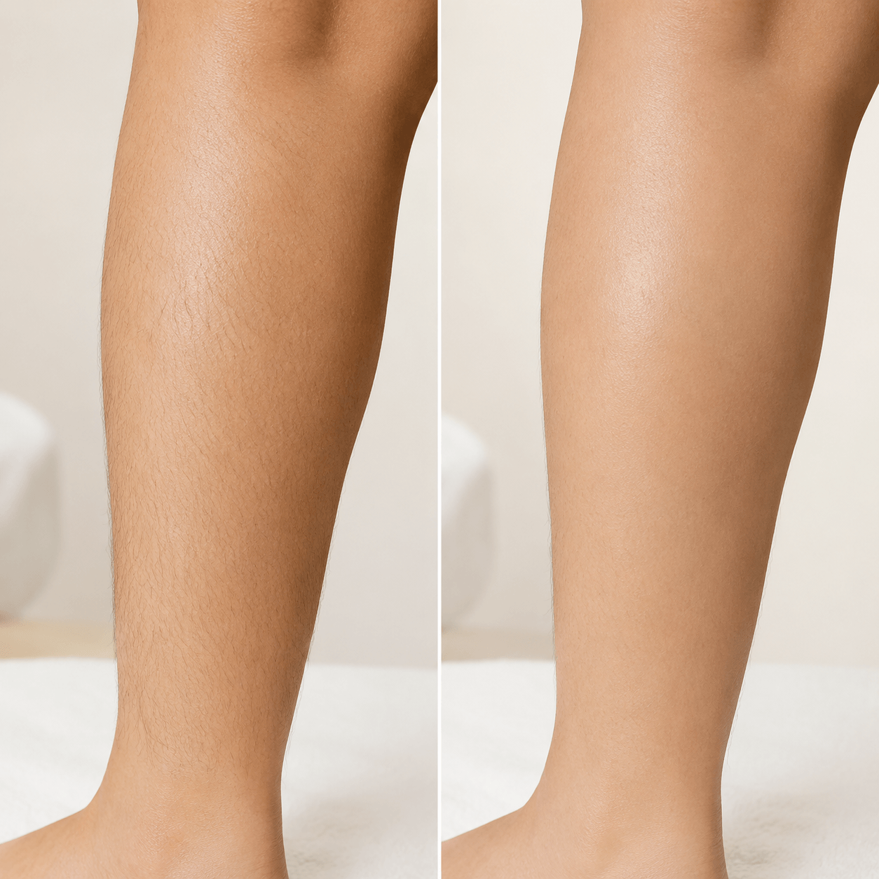 Laser Hair Removal Before and After Example 3
